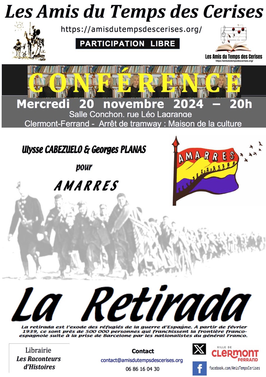 Conférence La Retirada Conférence La Retirada
