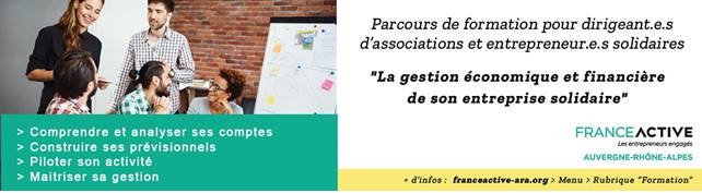 Participez à la formation “La gestion économique et financière de son entreprise solidaire” !