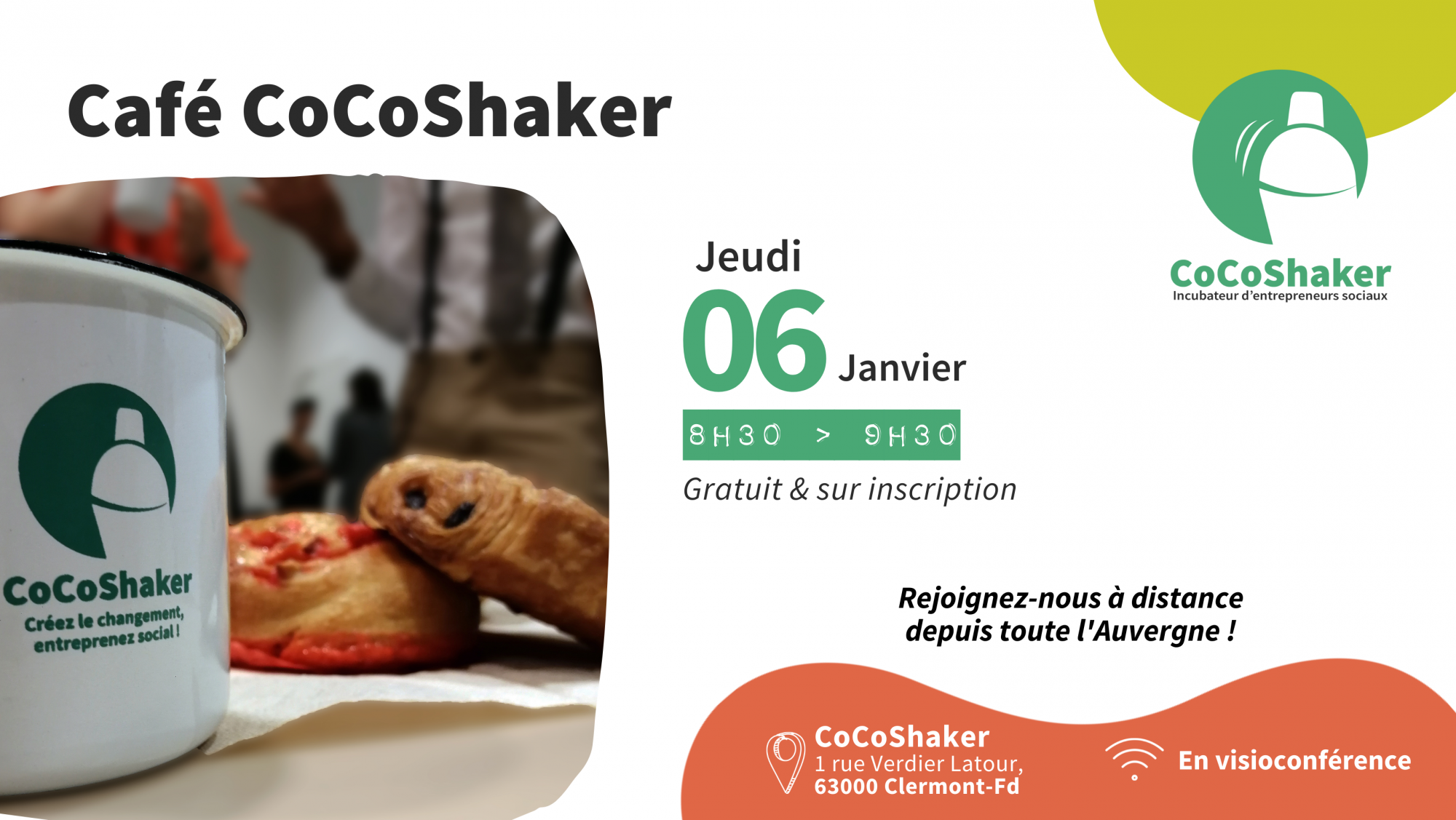Café CoCoShaker – Clermont-Ferrand (63) ou en distanciel
