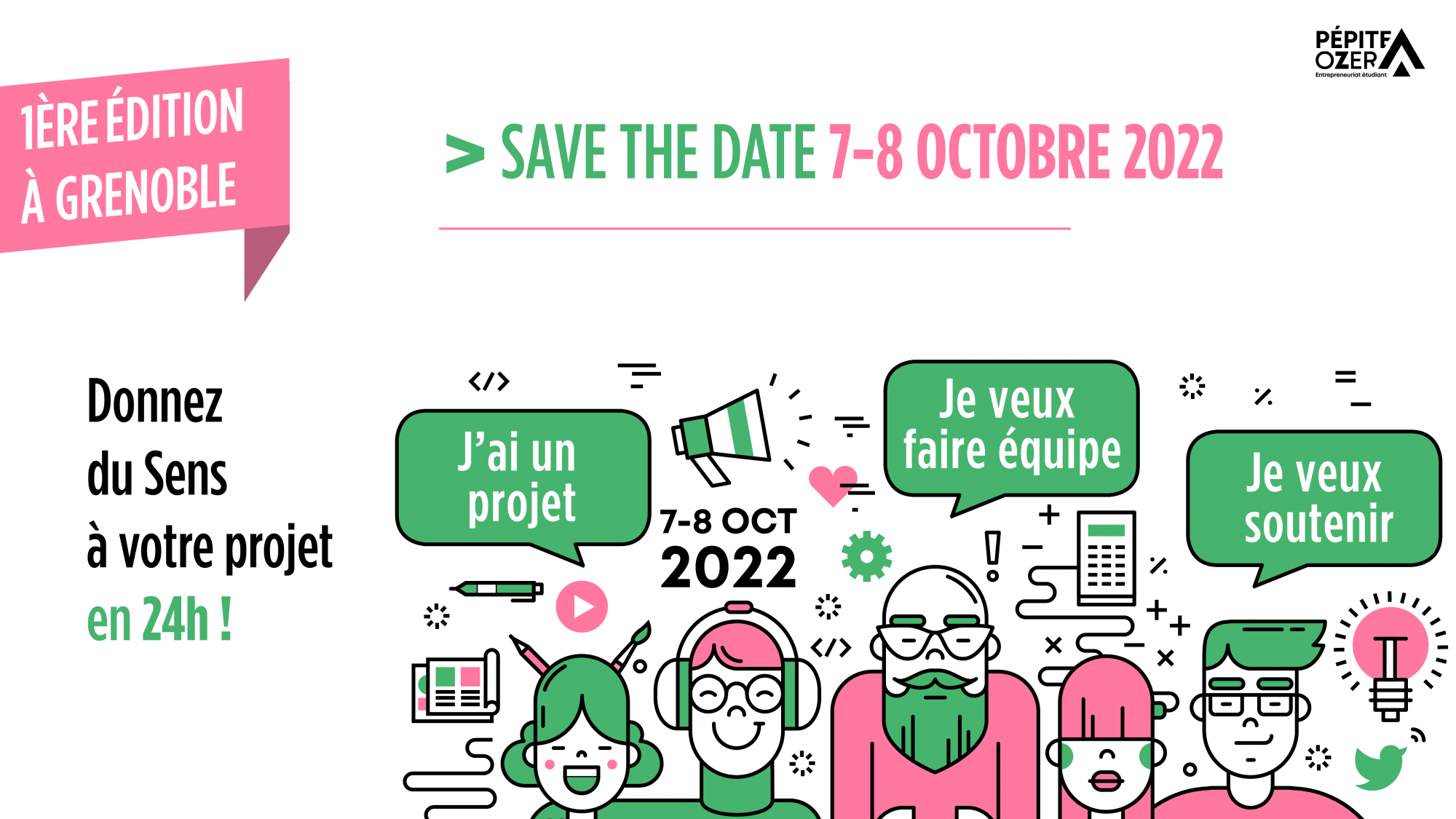 HACKASENS 2022 marathon créatif à Saint-Martin-d&rsquo;Hères