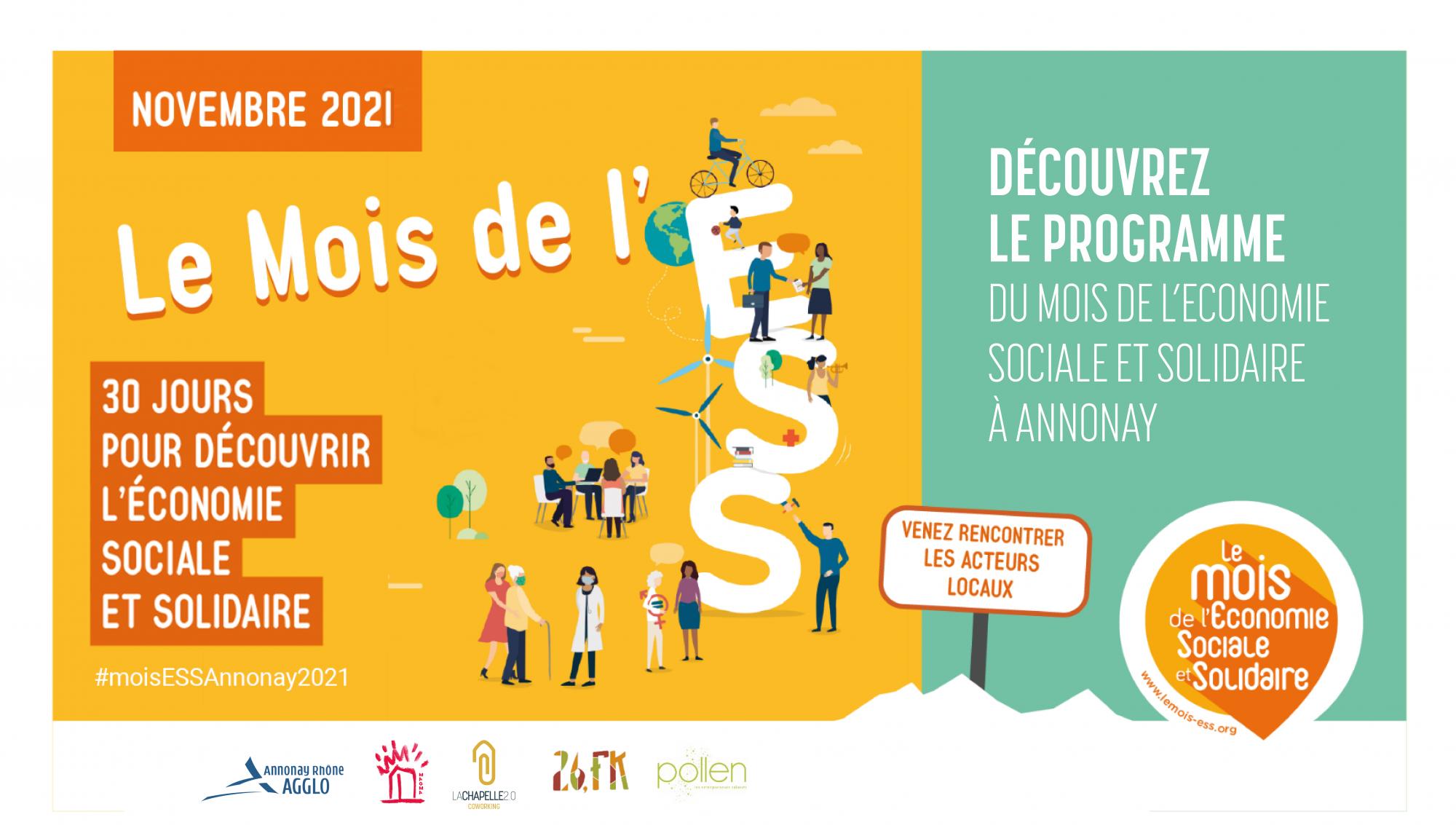 Mois de l’Économie Sociale et Solidaire sur Annonay Rhône Agglo Mois de l’Économie Sociale et Solidaire sur Annonay Rhône Agglo