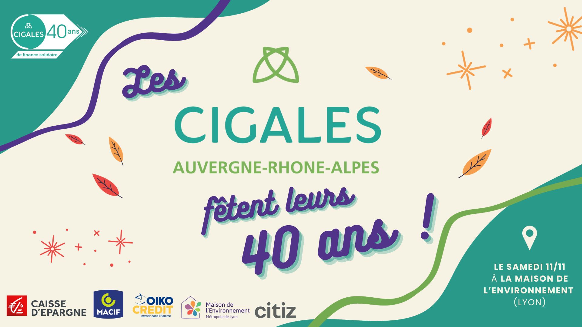 Les CIGALES fêtent leurs 40 ans !