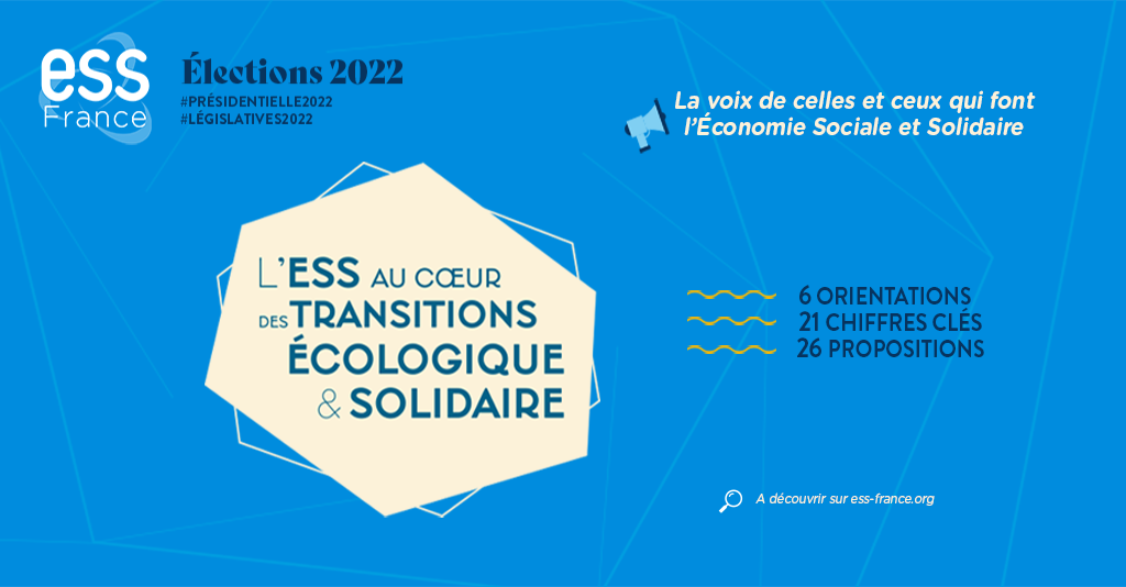 Élection présidentielle 2022 : les propositions de celles et ceux qui font l’ESS