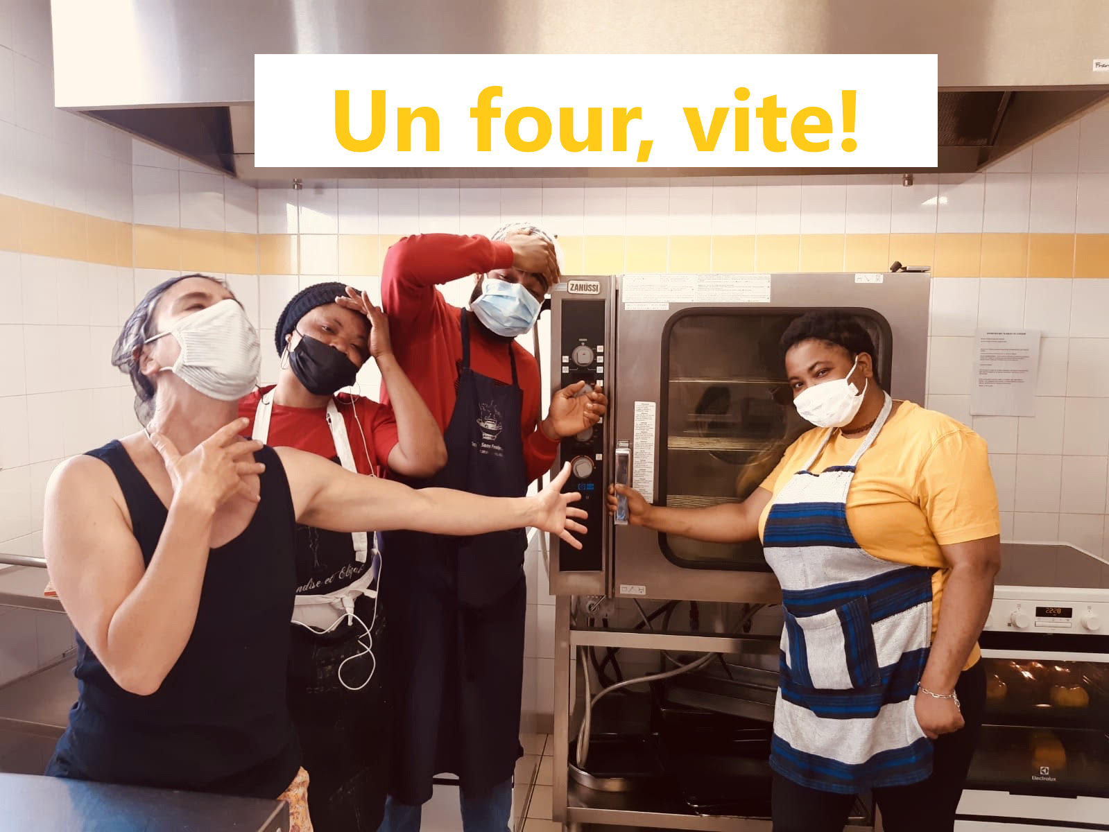 Des cuisiniers et cuisinières ne demandant qu'un nouveau four.