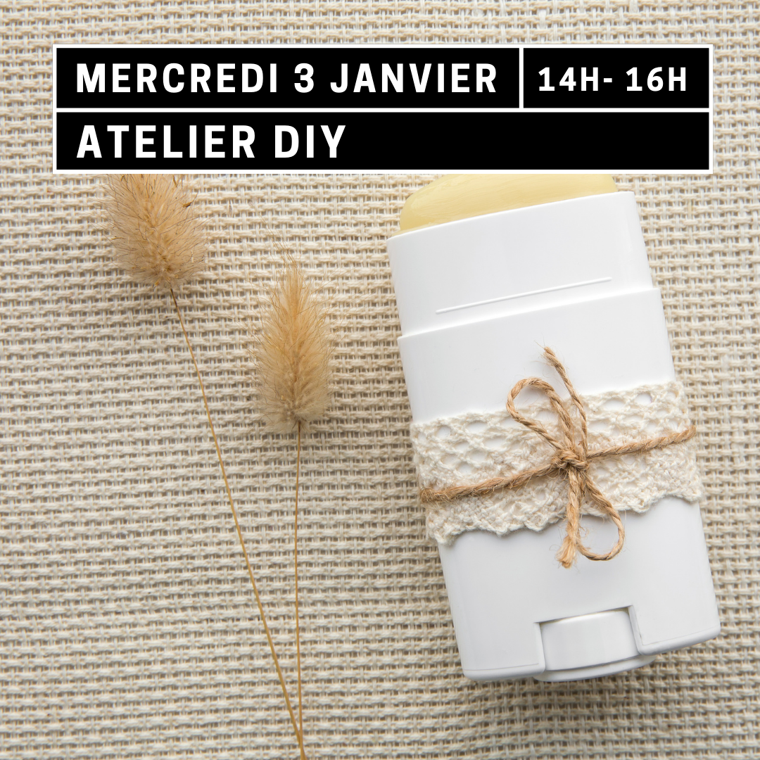 Atelier DIY fabrication de déodorant et baume à lèvres