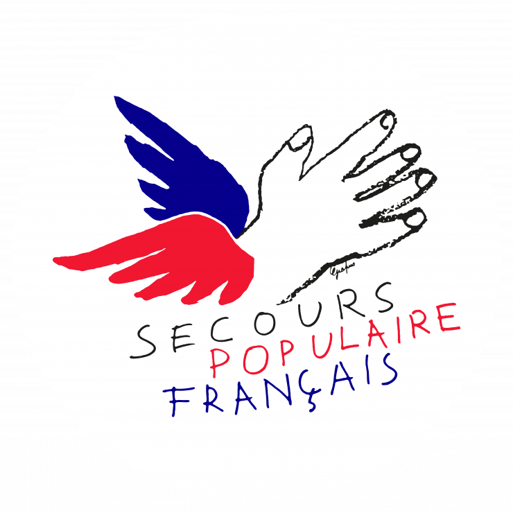 Logo qui incarne le Secours populaire 