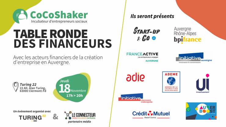 Table-Ronde des Financeurs - Clermont-Ferrand (63)