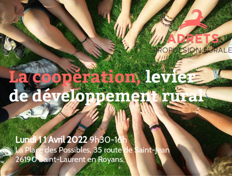 Affiche Université de propulsion rurale, Coopération - Lundi 11 avril 2022