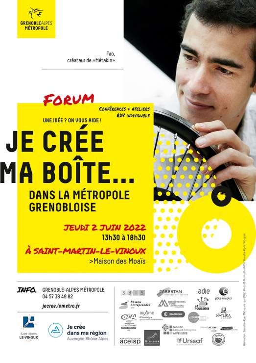 « Je crée ma boîte » Forum à Saint-Martin-Le-Vinoux