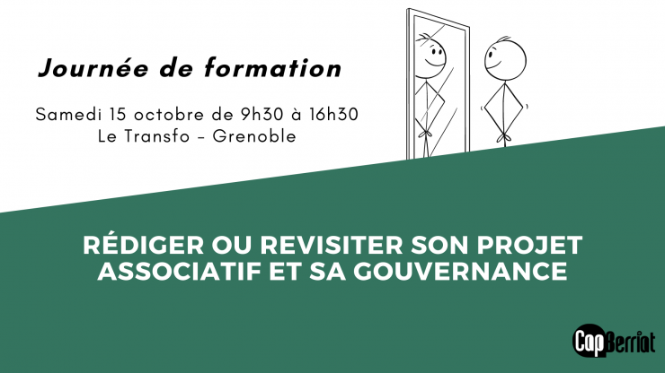 Cap Berriat - Formation gratuite « Rédiger ou réviser son projet associatif et sa gouvernance» à Grenoble 
