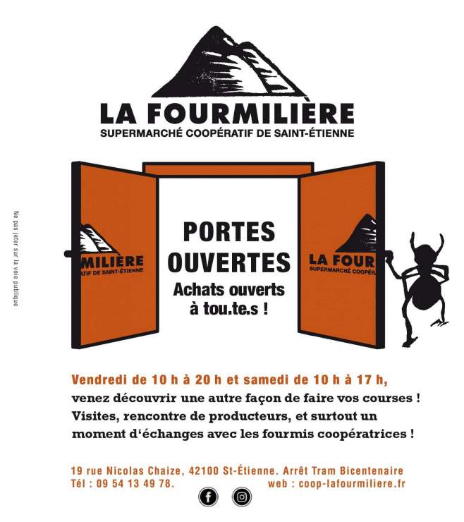 Flyer Portes Ouvertes La Fourmilière