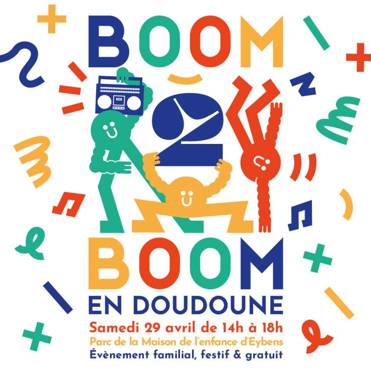Boom Boom en doudoune, évènement festif et familial le samedi 29 avril au Parc de la Maison de l'enfance à Eybens