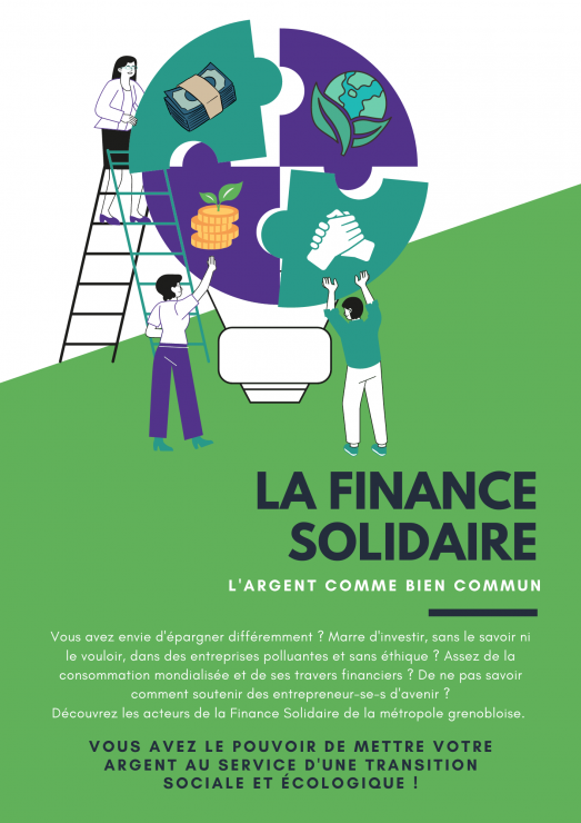 visuel collectif finance solidaire Grenoble