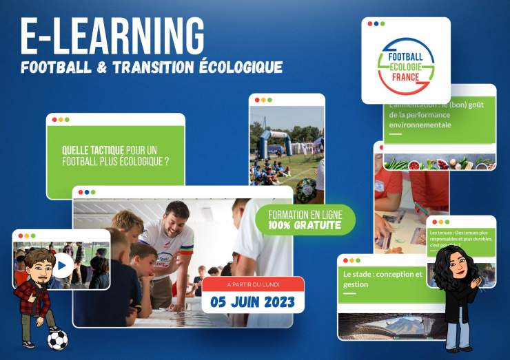Sortie du 1er E-Learning au monde sur la transition écologique du football !