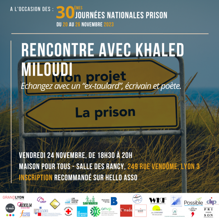 Rencontre avec Khaled Miloudi - Journées nationales prison 