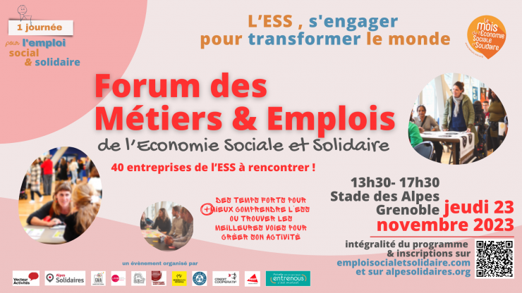 Forum des Métiers & Emplois de l'ESS 