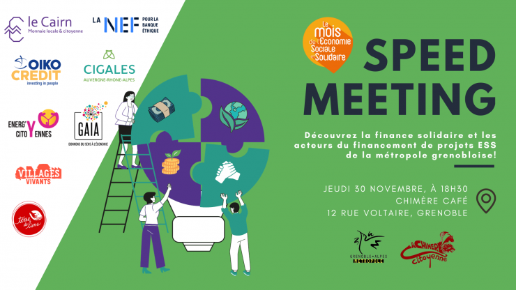 SpeedMeeting des acteurs de la Finance solidaire de Grenoble