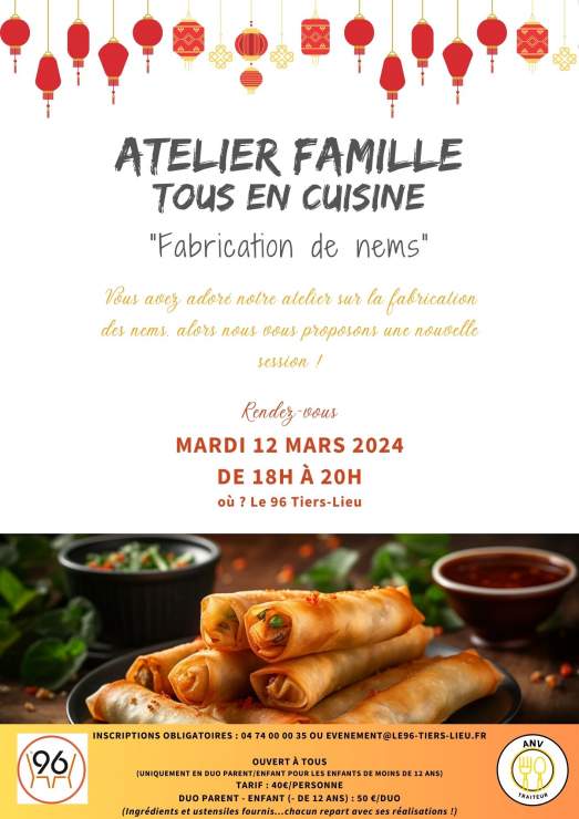 Atelier cuisine asiatique "Made in France"