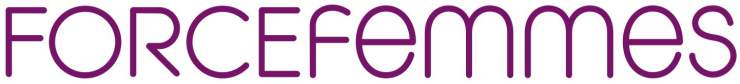 Logo violet ecrit FORCE FEMMES 