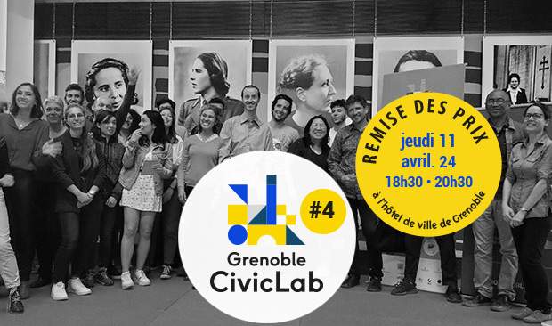 CivicLab #4 : Soirée démo des prototypes et remise des prix le 11 avril à l'hôtel de ville de Grenoble