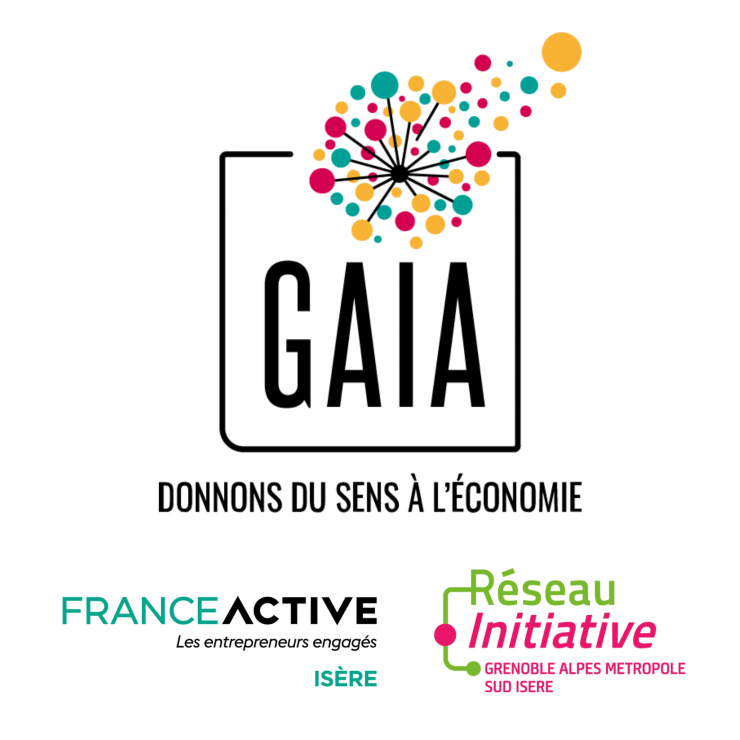 Logo de l'association GRENOBLE ALPES INITIATIVE ACTIVE - Donnons du sens à l'économie 