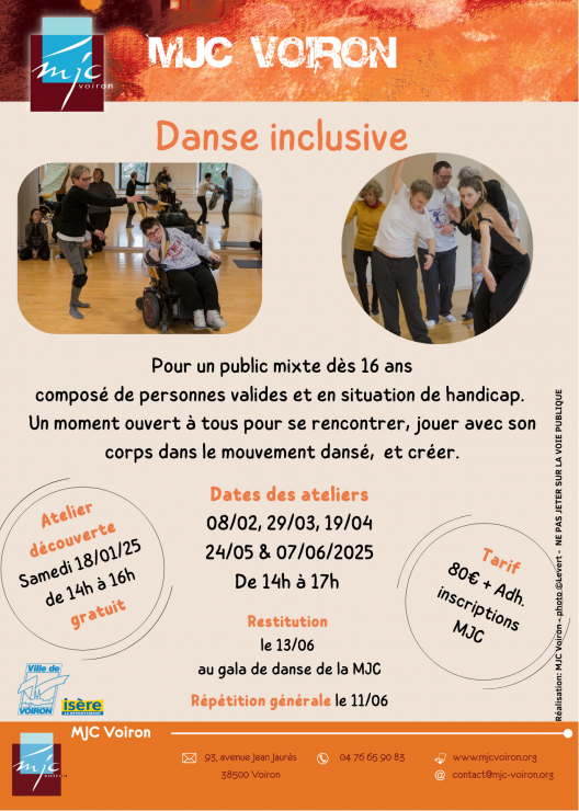 Danse inclusive - atelier découverte 