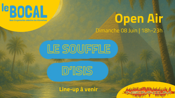 Logo de l'évènement Open Air, « Le Souffle d'Isis »