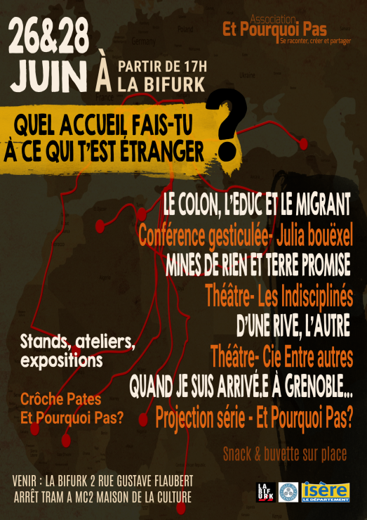 Quel accueil fais-tu à ce qui t'est étranger?- Evénement sur l'exil le 26 et 28 juin à la Bifurk