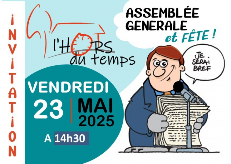 invitation à un moment réflexif et festif sur l'avenir de la maison d'accueil Hors du temps