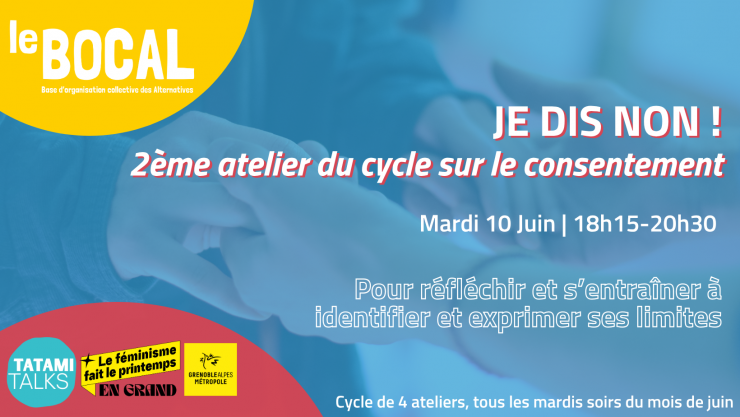 Visuel de l'atelier Je dis non ! (Identifier et exprimer ses limites) 