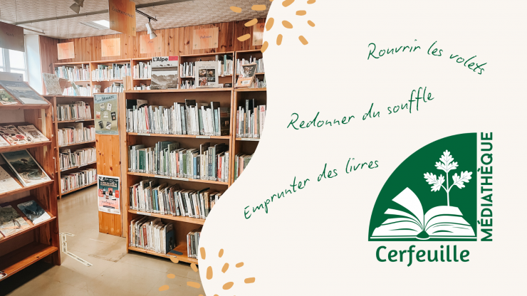 « Rouvrir les volets » : grâce à l’association Cerfeuille, la médiathèque de la MNEI renaît