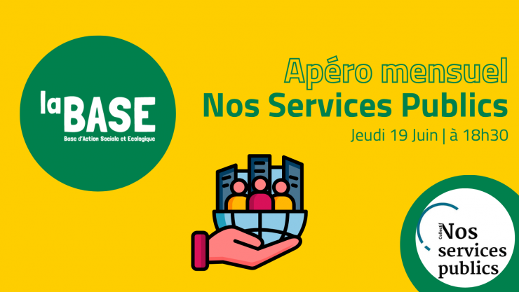 Apéro mensuel Nos Services Publics