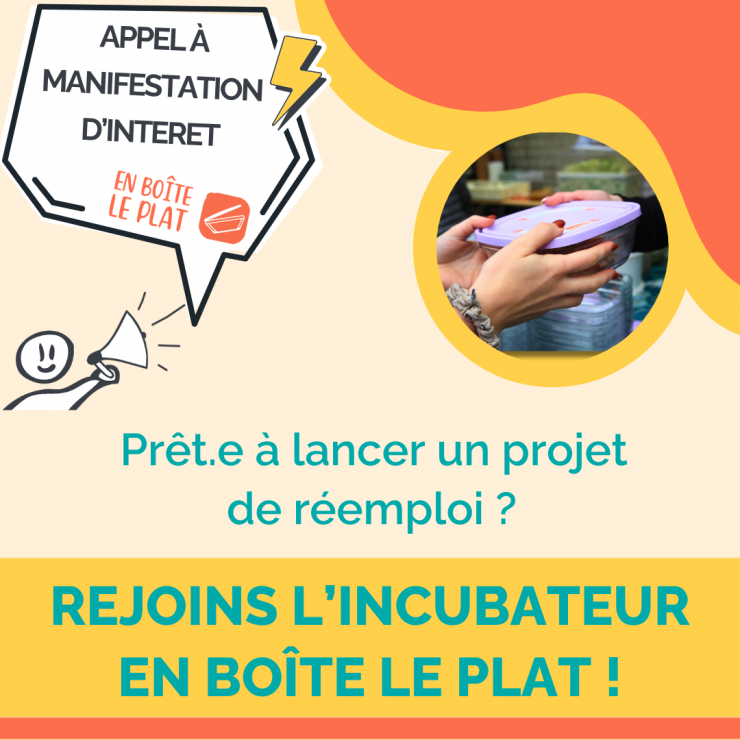 AMI En Boîte Le Plat - Rejoins le parcours d'accompagnement !  Prêt·e à lancer un projet de réemploi ?