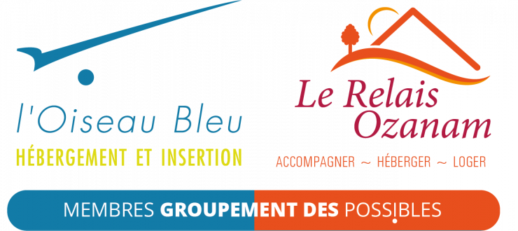 Logo l'Oiseau bleu et Le relais Ozanam 