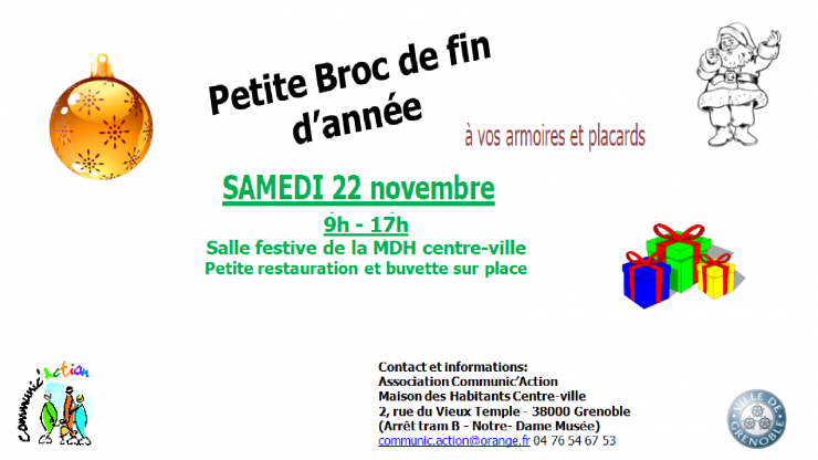 Petite Broc de Communic'Action, MDH Centre Ville, 22/11/25 