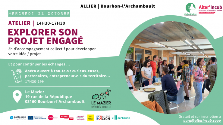 Explorez votre projet avec Alter'Incub et Cocoshaker