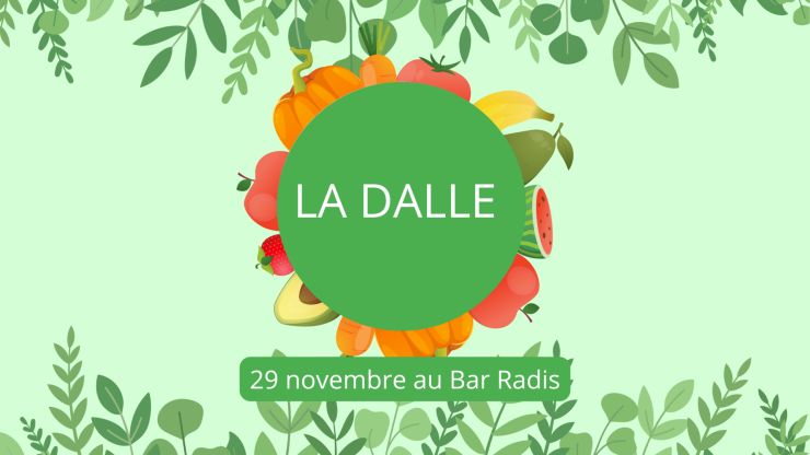 Fête d'ouverture de la DALLE le 29 novembre Fête d'ouverture de la DALLE le 29 novembre