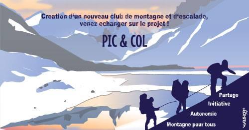 Pic & Col : création d'un club d'activités de montagne ouvert à tous