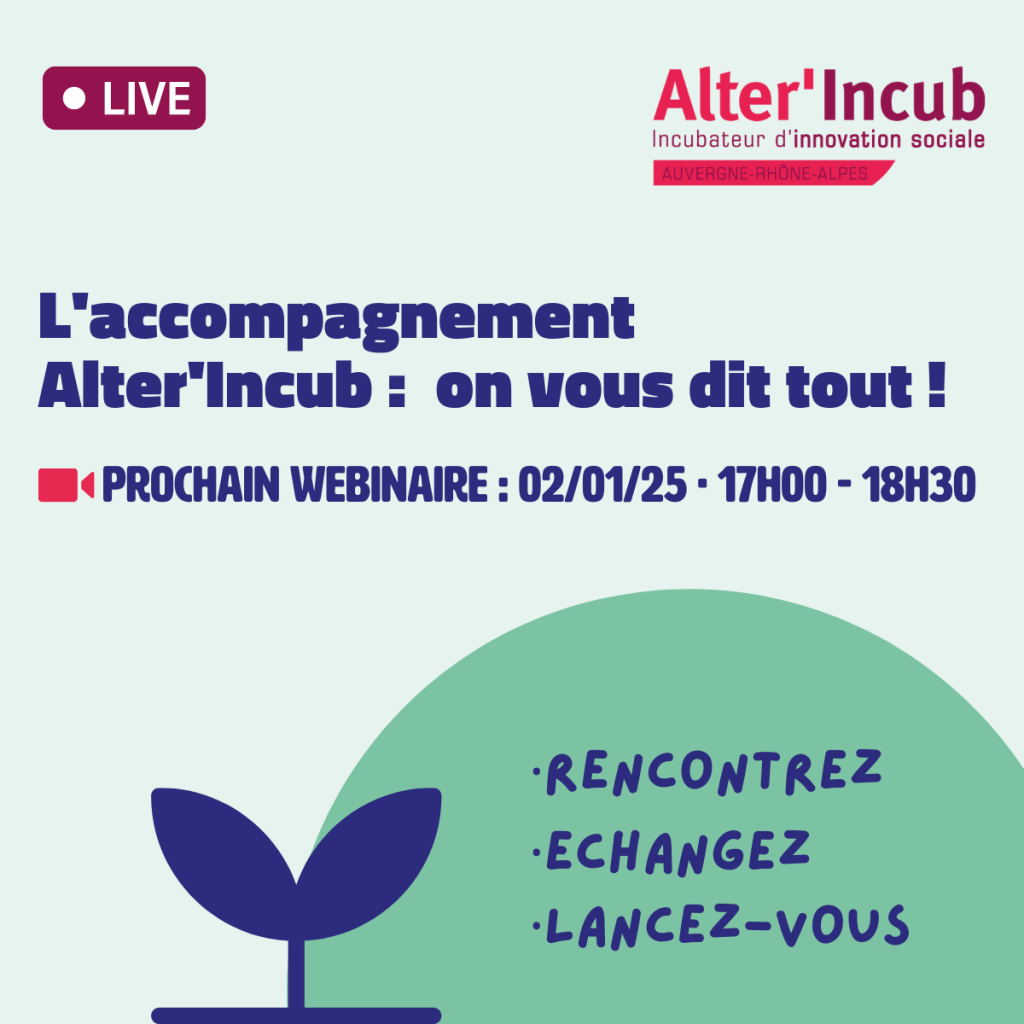 Entreprendre en innovation sociale – Webinaires d&rsquo;information