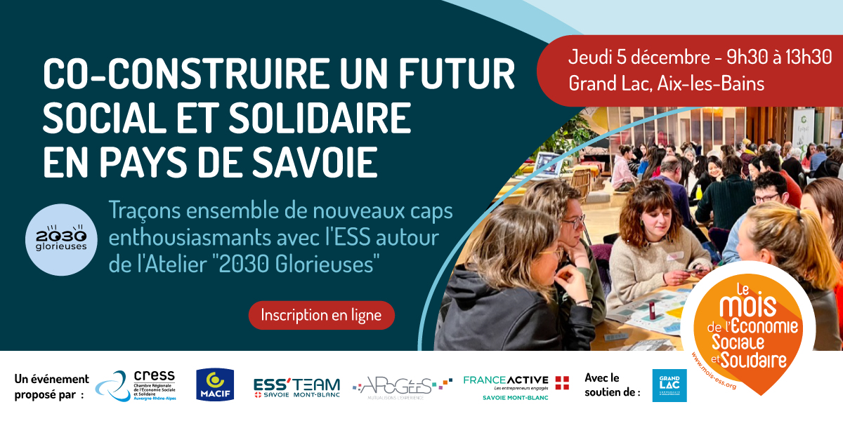 Evénement de clôture Mois ESS Pays de Savoie
