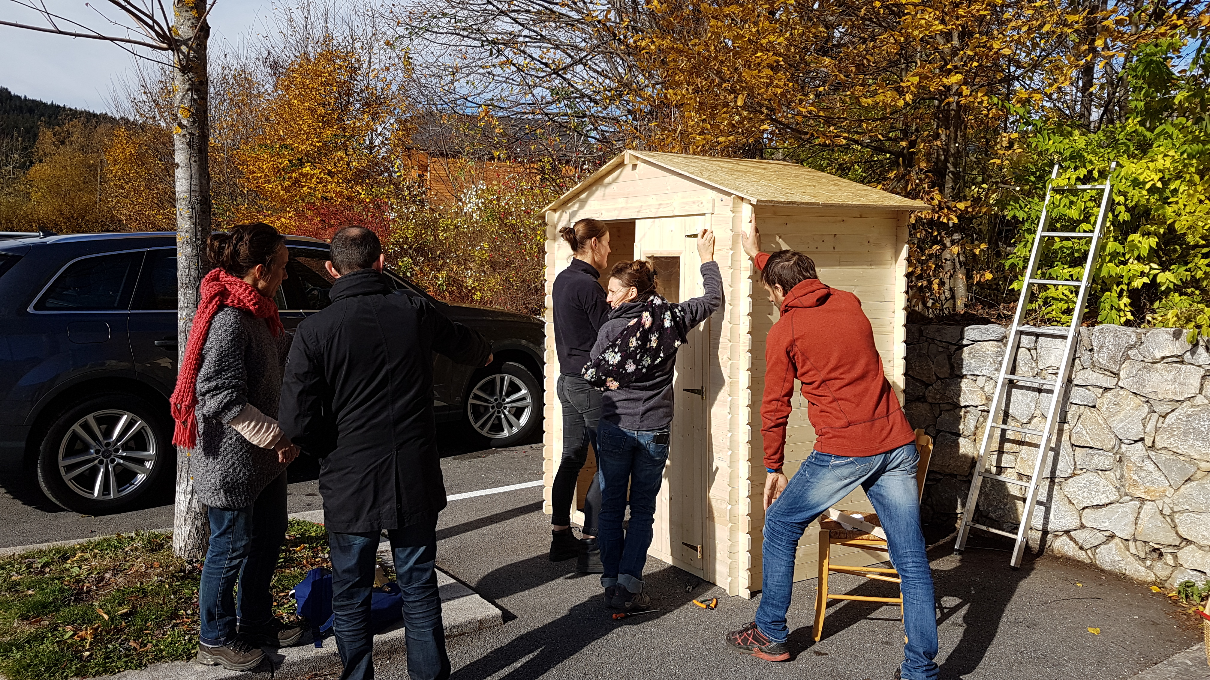 Une armoire à dons toute neuve au Sappey en Chartreuse
