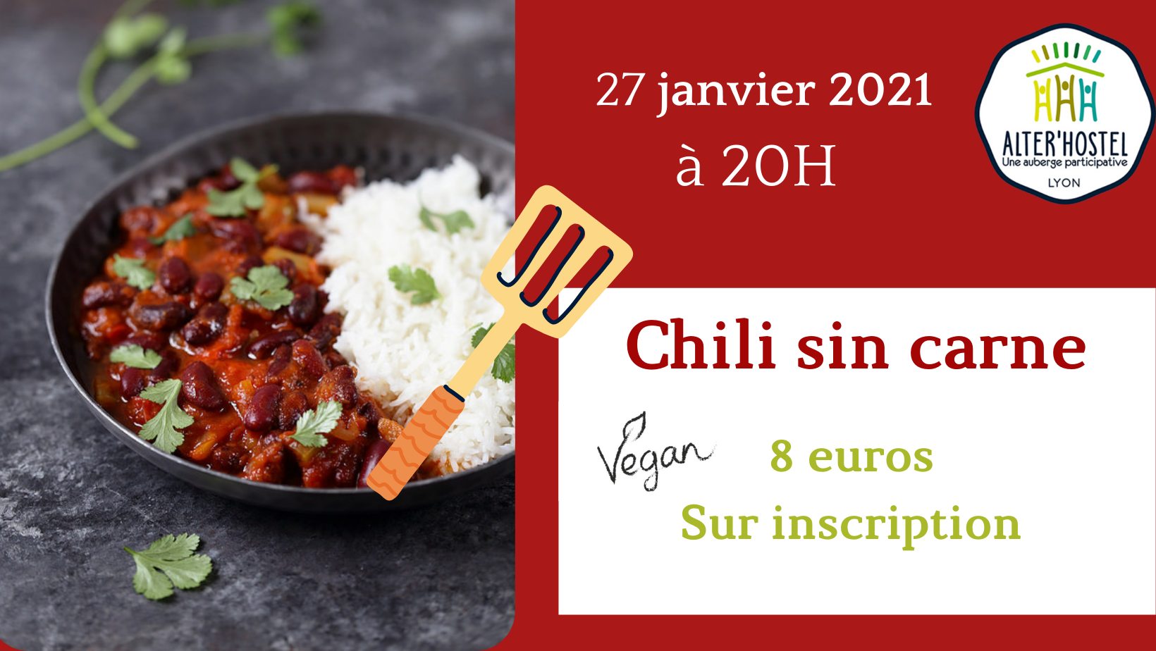 Chili sin carne – Repas – Lyon (69)