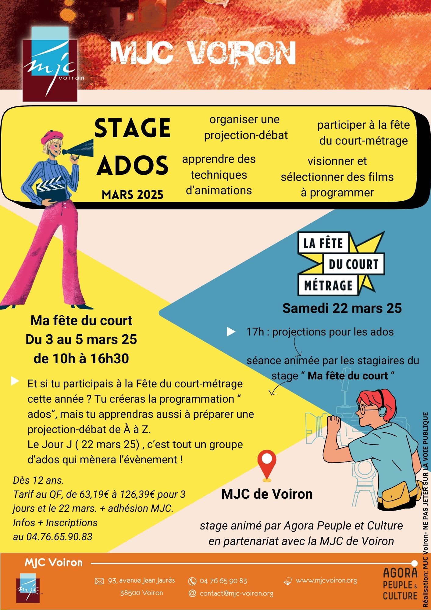 Stage pour ados du « Ma Fête du Court ». Stage pour ados du « Ma Fête du Court ».