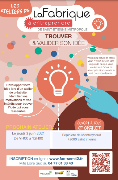 Trouver et valider son idée – Saint-Etienne (42)