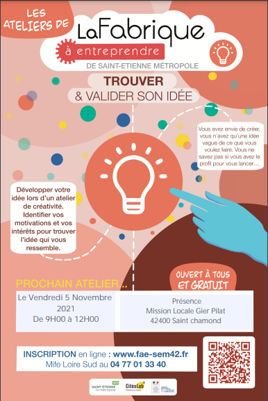 Trouver et valider son idée – Saint-Chamond (42)