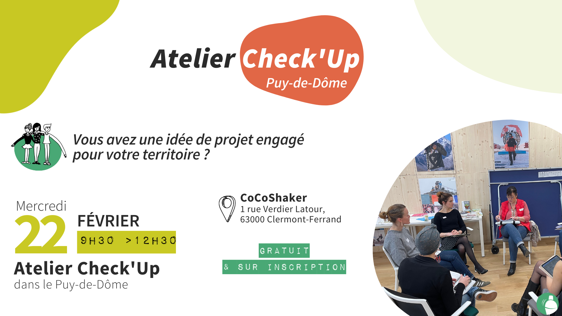 Atelier Check&rsquo;Up Puy-de-Dôme