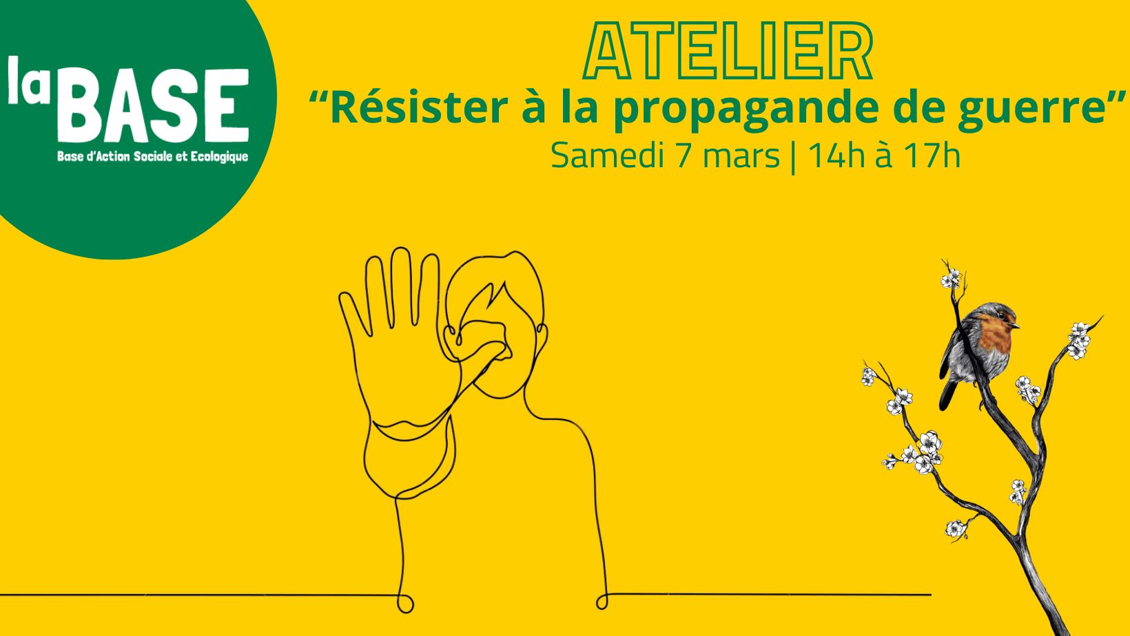 ✨✊🏽 Atelier: « Résister à la propagande de guerre » ✊🏽✨