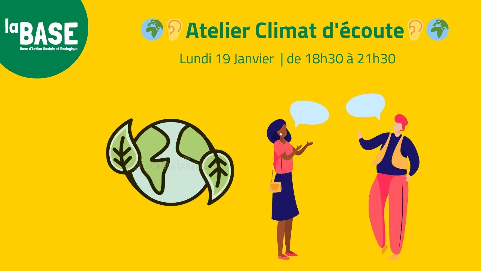 🌍👂Atelier Climat d&rsquo;écoute👂🌍