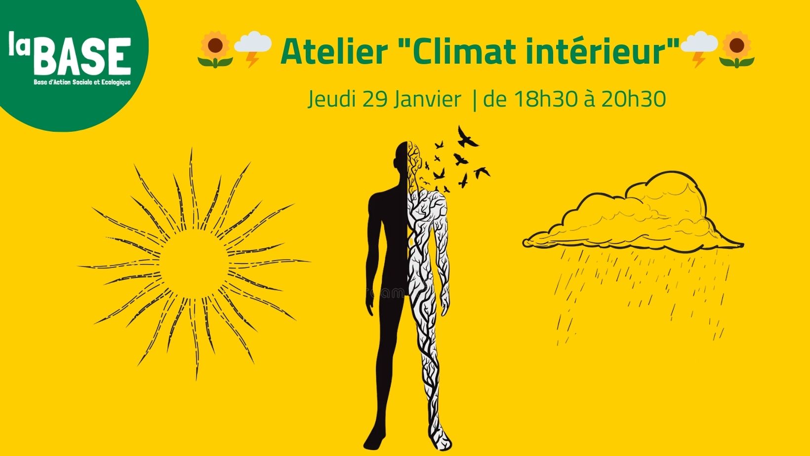 🌻🌩️ Atelier « Climat intérieur »🌩️🌻