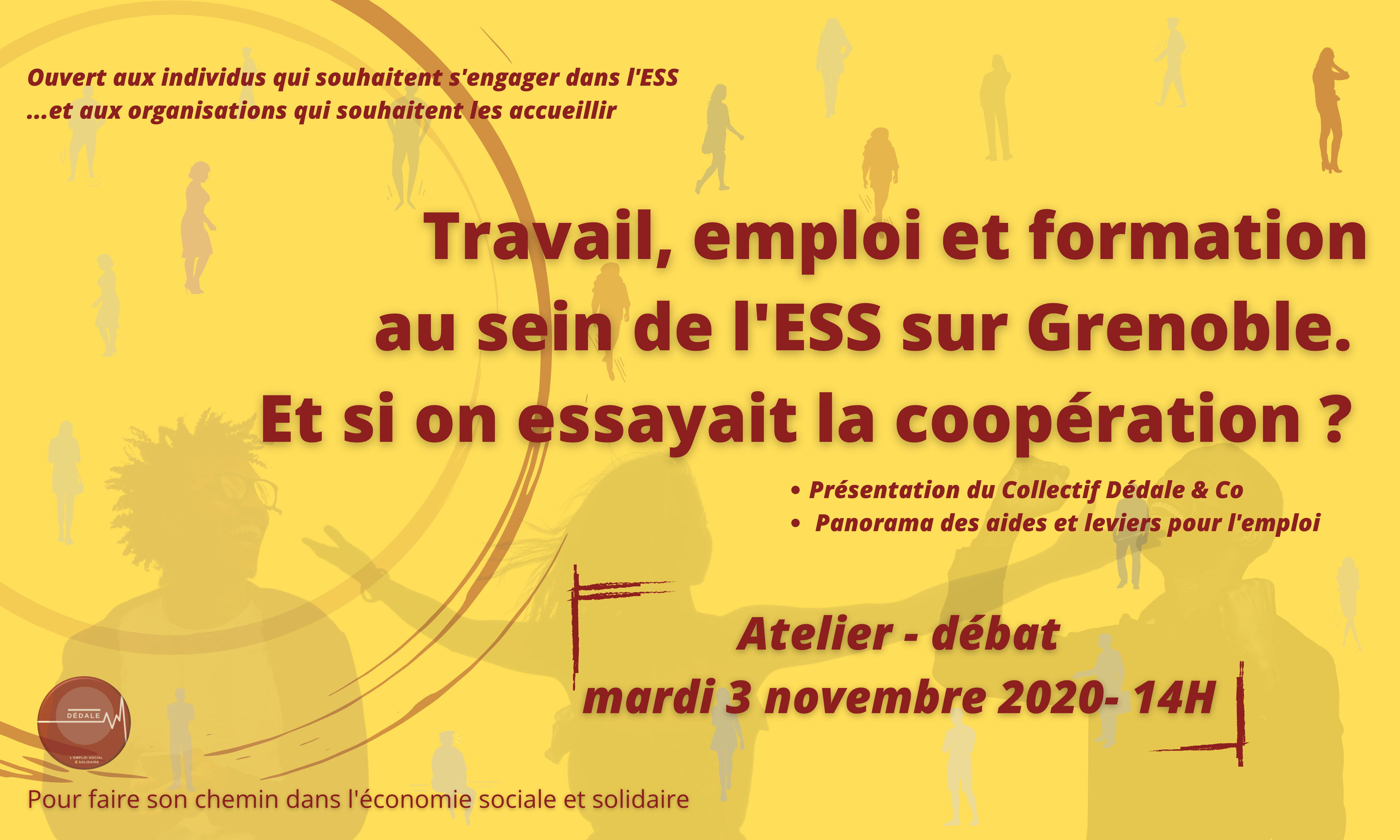 Travail-emploi-Formation au sein de l&rsquo;ESS. Et si on coopérait ?